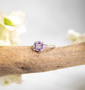 Anillo Promesa Amatista Eterna